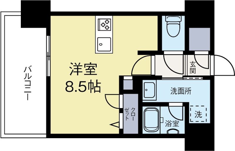 ランディックM322の物件間取画像