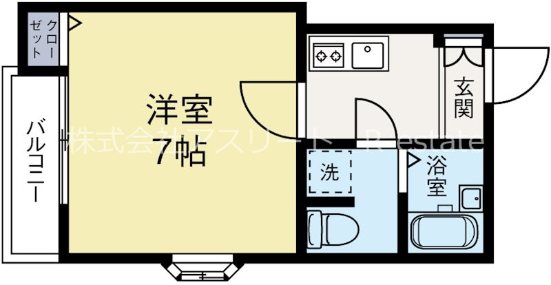 吉塚駅 徒歩2分 2階の物件間取画像