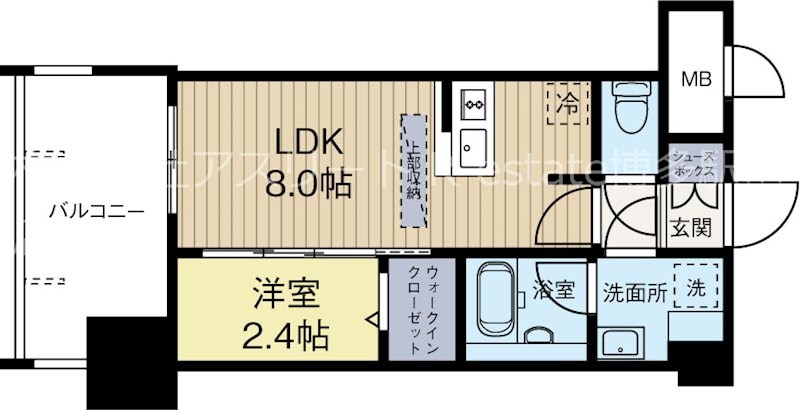 グランフォーレ博多ウォーターフロントの物件間取画像