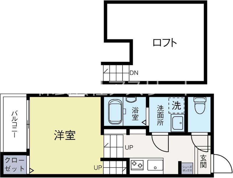 博多駅 徒歩9分 1階の物件間取画像