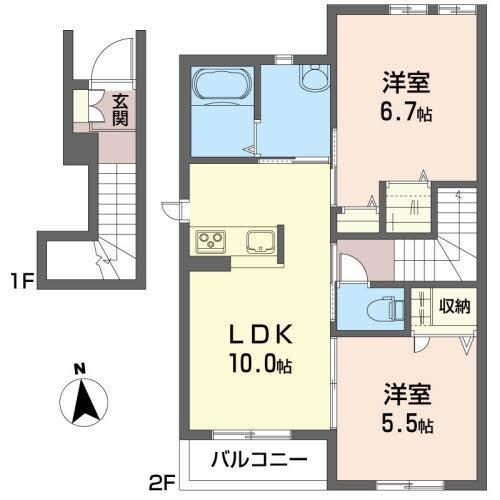 ガナールの物件間取画像