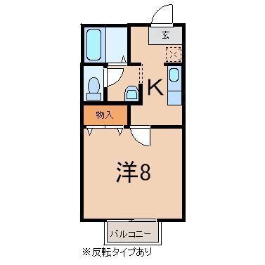 セジュールベリーの物件間取画像