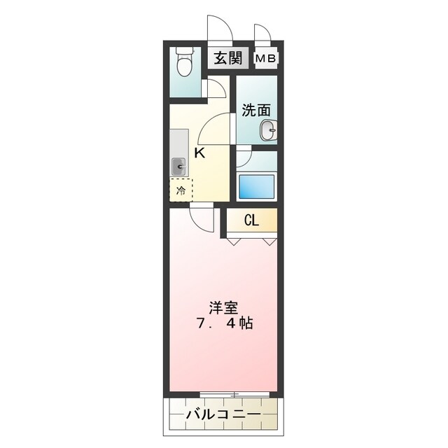 フジパレス愛泉の物件間取画像