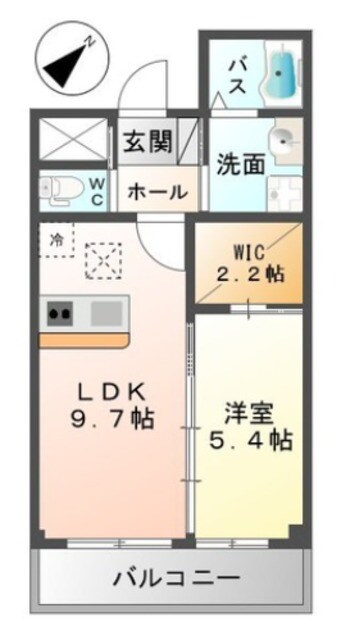 オリエント黒土の物件間取画像