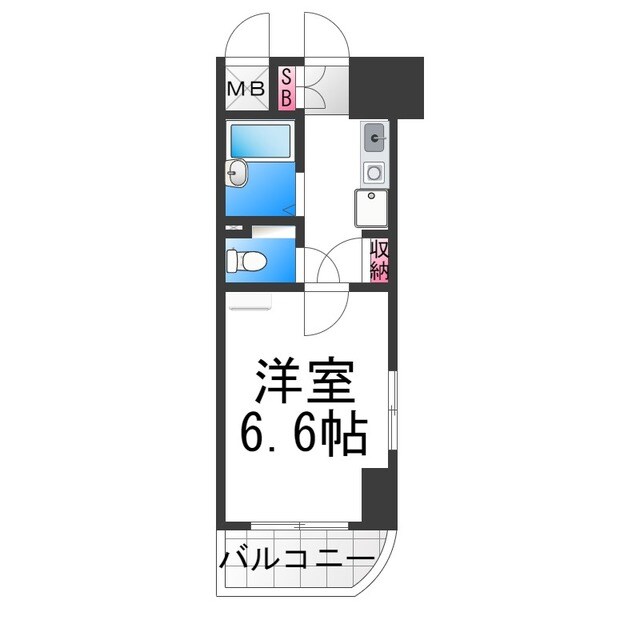 ボン・シェール堺の物件間取画像