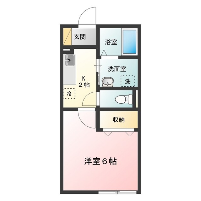 ルミエール中向陽の物件間取画像