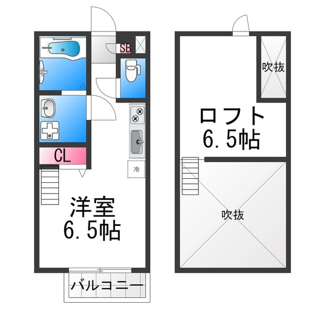 スリーパアダの物件間取画像