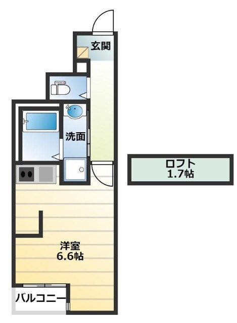 あんしん+浜寺公園町08-5002の物件間取画像