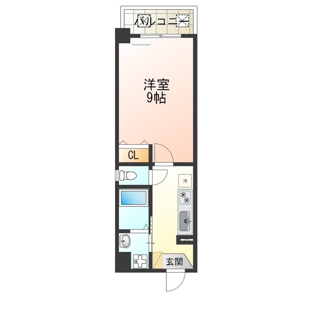 住吉橋ＴＫハイツの物件間取画像