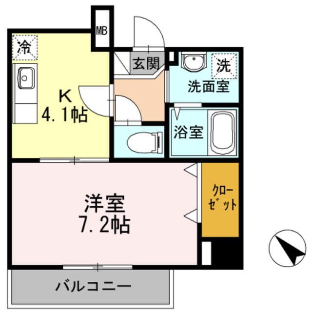 ボンボニエールの物件間取画像