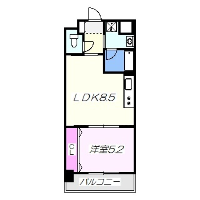 シティーコート堺駅前の物件間取画像