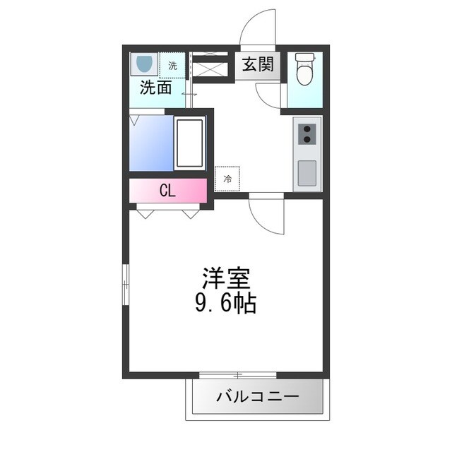 フジパレス堺鳳西Ⅰ番館の物件間取画像