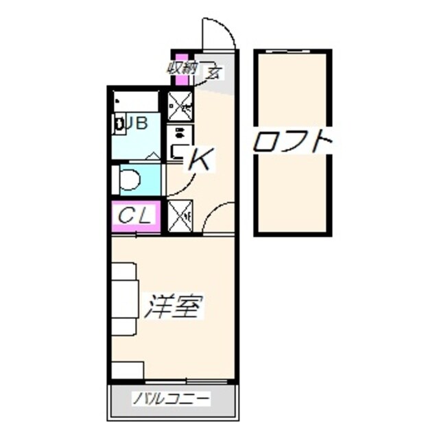 レオパレスクリザンテームの物件間取画像