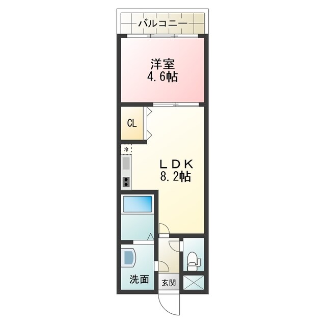 フジパレス堺鳳中Ⅰ番館　の物件間取画像