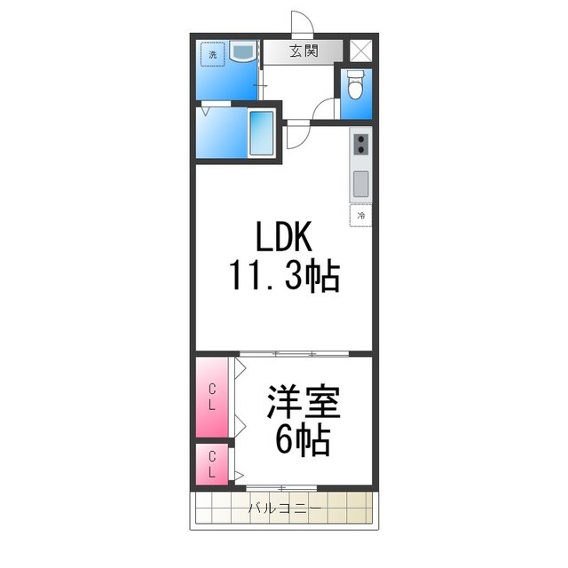 ソレイユ百舌鳥Ⅰ番館の物件間取画像