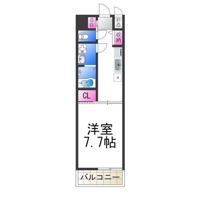 キラリ8-1の物件間取画像