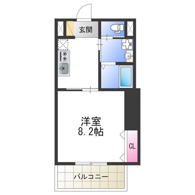 朱雀（スザク）の物件間取画像