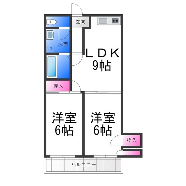 ロイヤル石津の物件間取画像