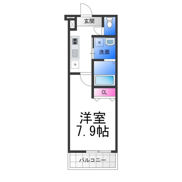 パル堺北花田Ⅰ番館の物件間取画像