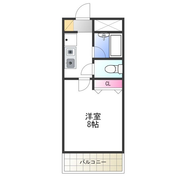 サカイ東ビルの物件間取画像