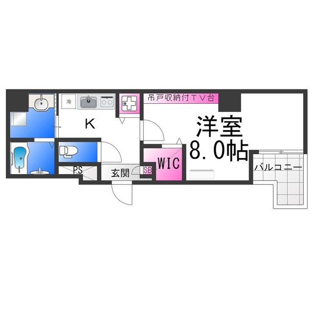 エヌエムキャトフヴァンサンクの物件間取画像