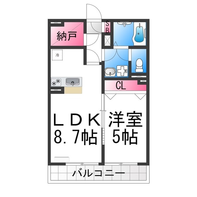 シャルムコートの物件間取画像