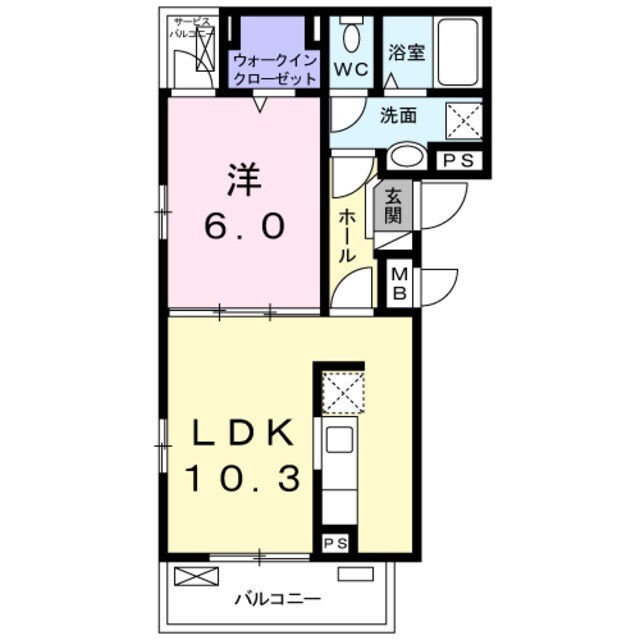 グラシアスの物件間取画像