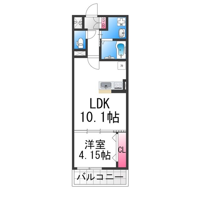 FREEDOM residence堺大小路の物件間取画像