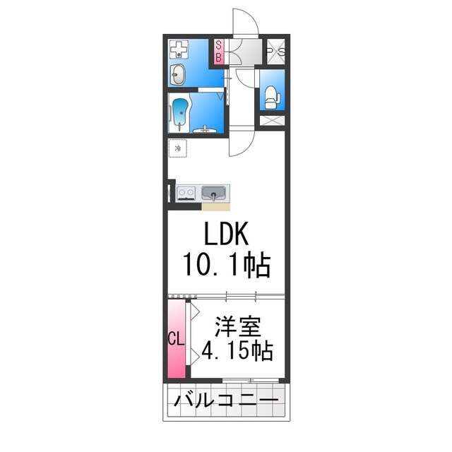 FREEDOM residence堺大小路の物件間取画像