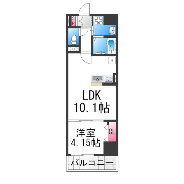 FREEDOM residence堺大小路の物件間取画像