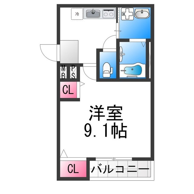 フジパレス堺百舌鳥梅北の物件間取画像