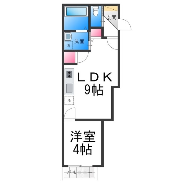 コティ諏訪ノ森の物件間取画像