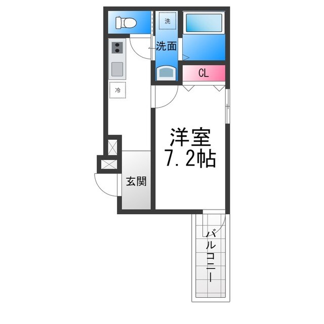 フジパレス百舌鳥八幡Ⅱ番館の物件間取画像