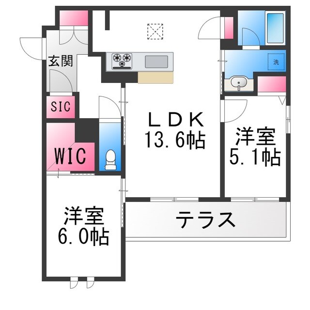 Ｓｈａｍａｉｓｏｎ　Ｌａ　Ｃａｓａ　Ｆｅｌｉｃｅの物件間取画像