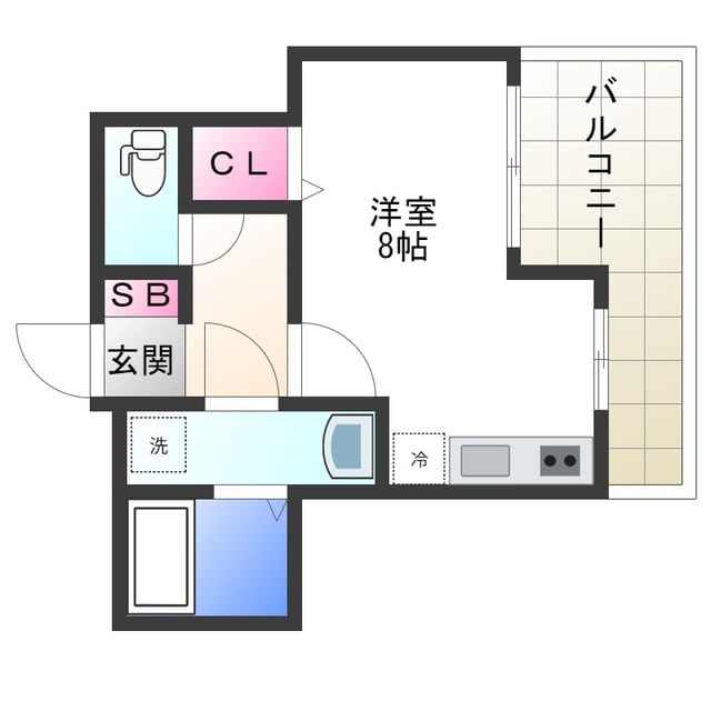 プライドールの物件間取画像