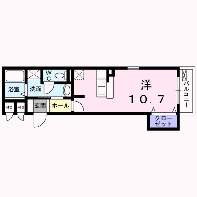 カームリー北花田の物件間取画像