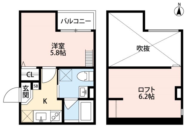 Estrella　Abikoの物件間取画像