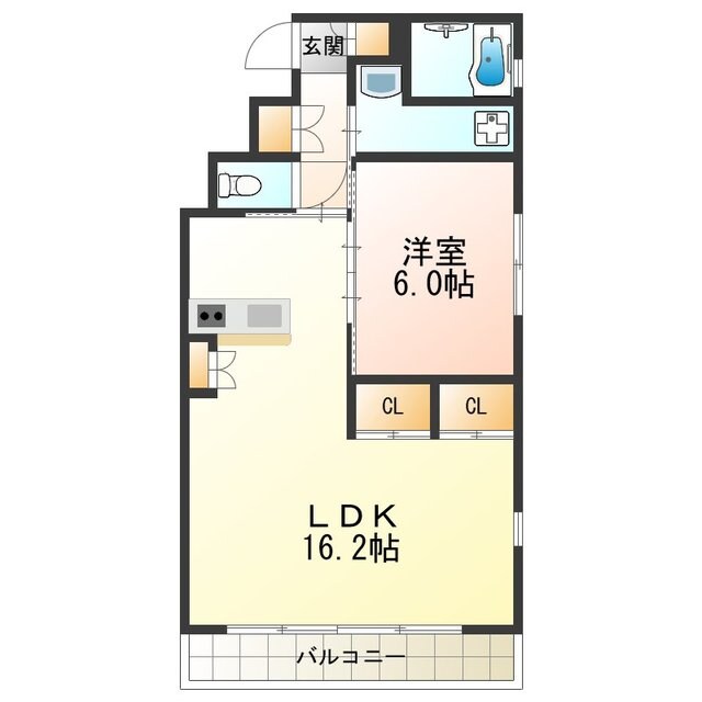 アルデール帝塚山の物件間取画像