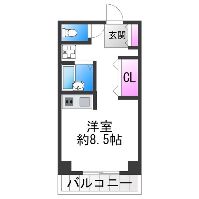 パークシティ長居の物件間取画像