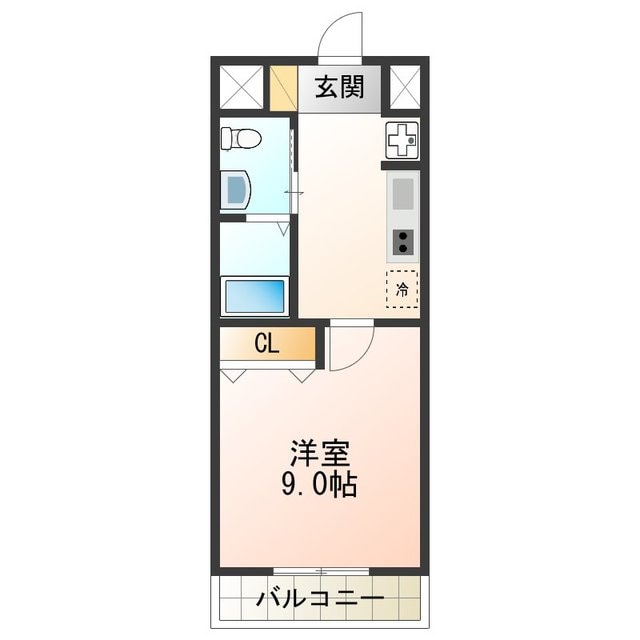 リアライズ住之江公園の物件間取画像