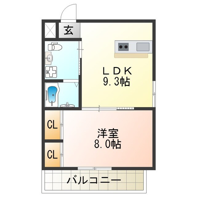 ブランカ住吉の物件間取画像