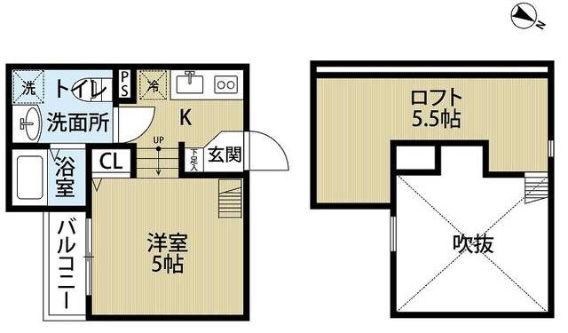 ＯＮＥＳＴＩＯの物件間取画像