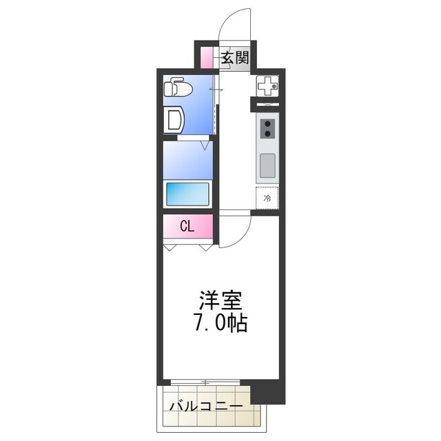 アービングNeo平野駅前の物件間取画像