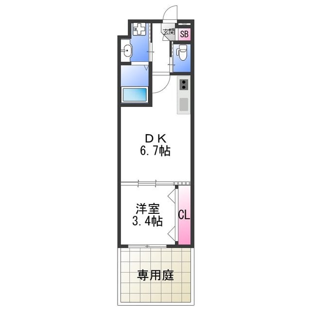 NU KITATANABEの物件間取画像