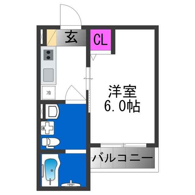 CRASTINE住吉大社の物件間取画像