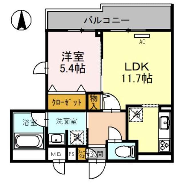 コンフォルタの物件間取画像