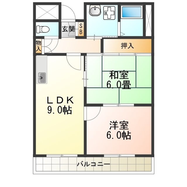 ルミエール住吉の物件間取画像