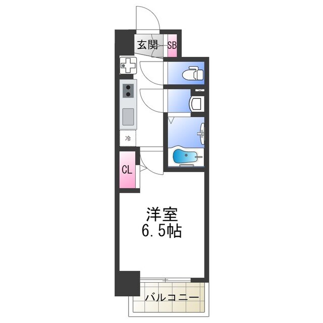 河堀口駅 徒歩2分 12階の物件間取画像