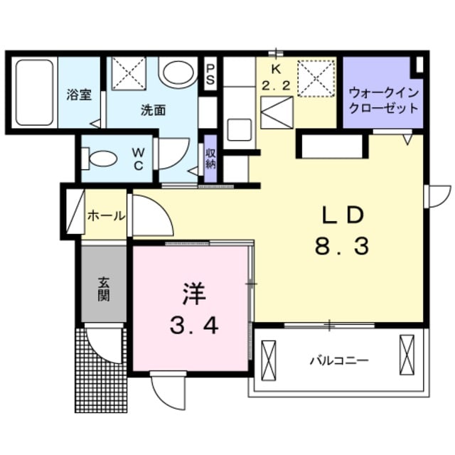 コージーコートの物件間取画像