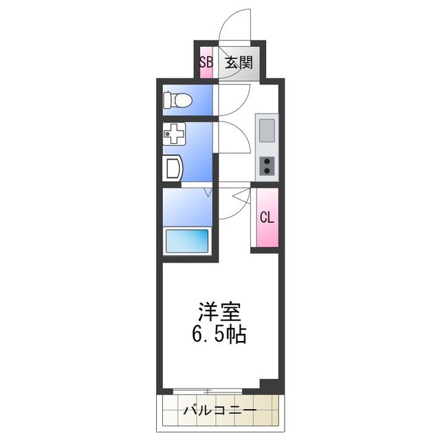 BLISS POINT 阿倍野Ⅱの物件間取画像